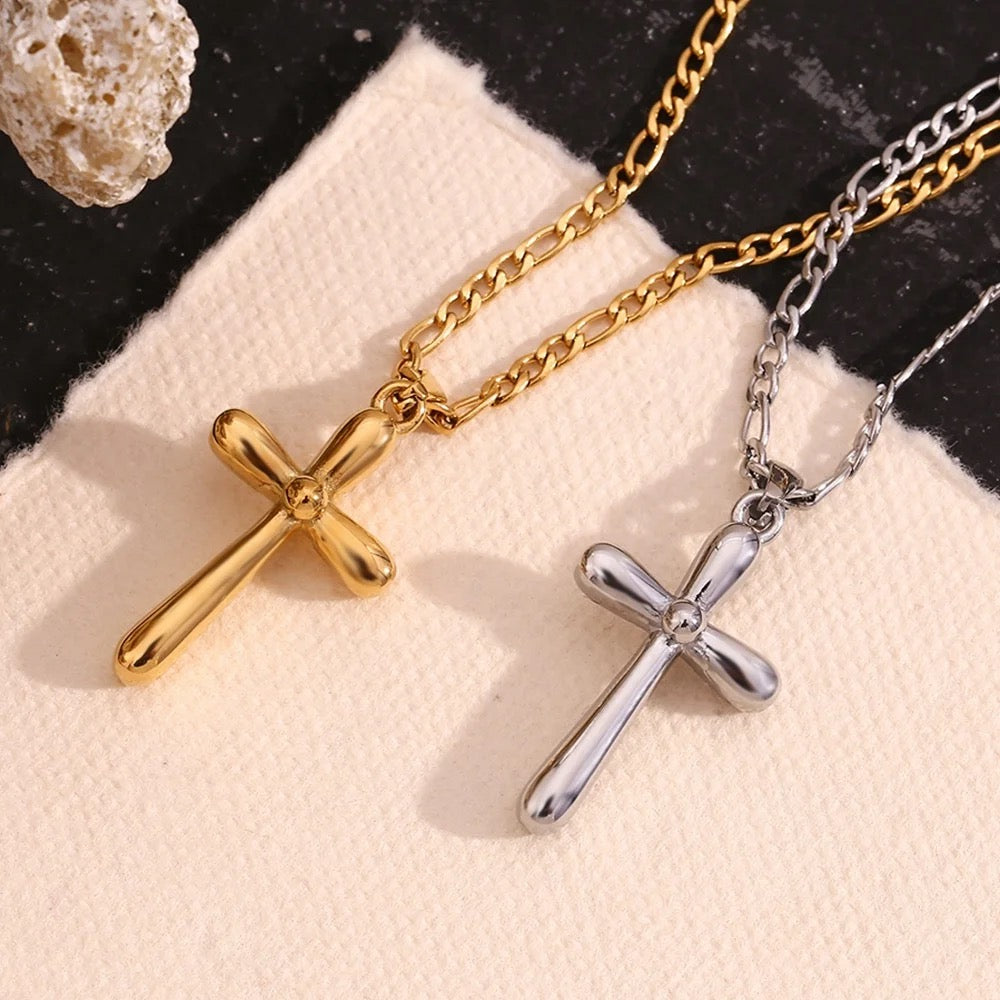 Delaney Cross Necklace - Alais Branche