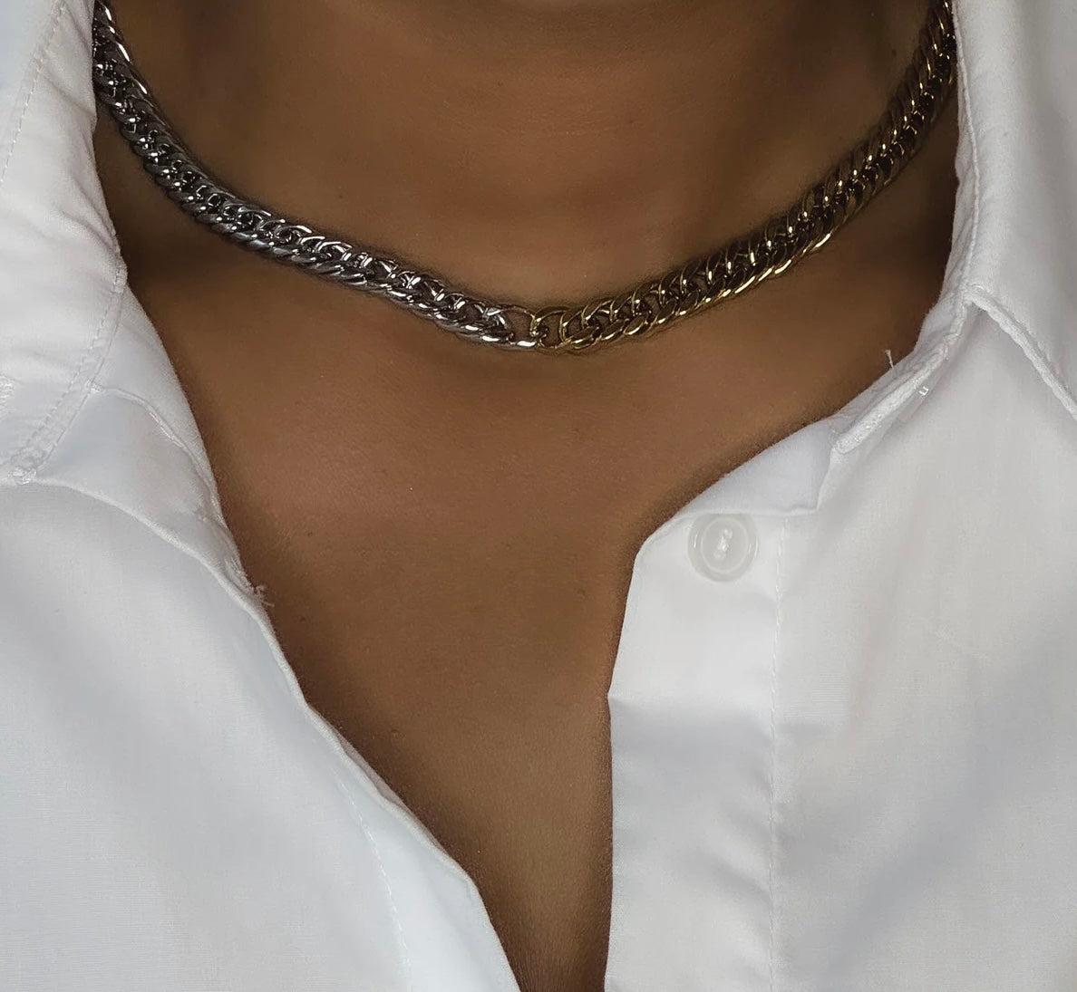 Adelice Cuban Link  Necklace - Alais Branche