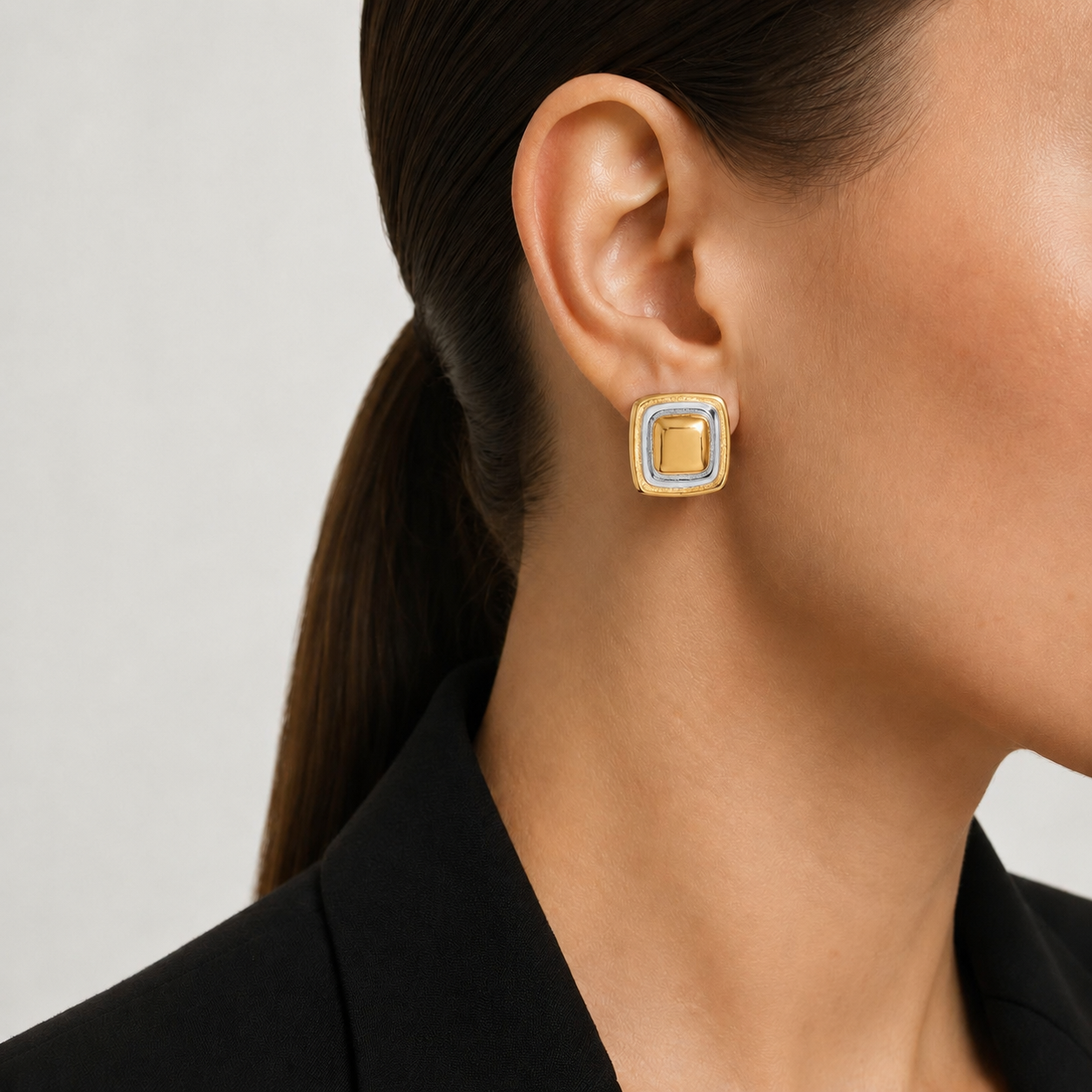 Noa Sqaure Earrings - Alais Branche