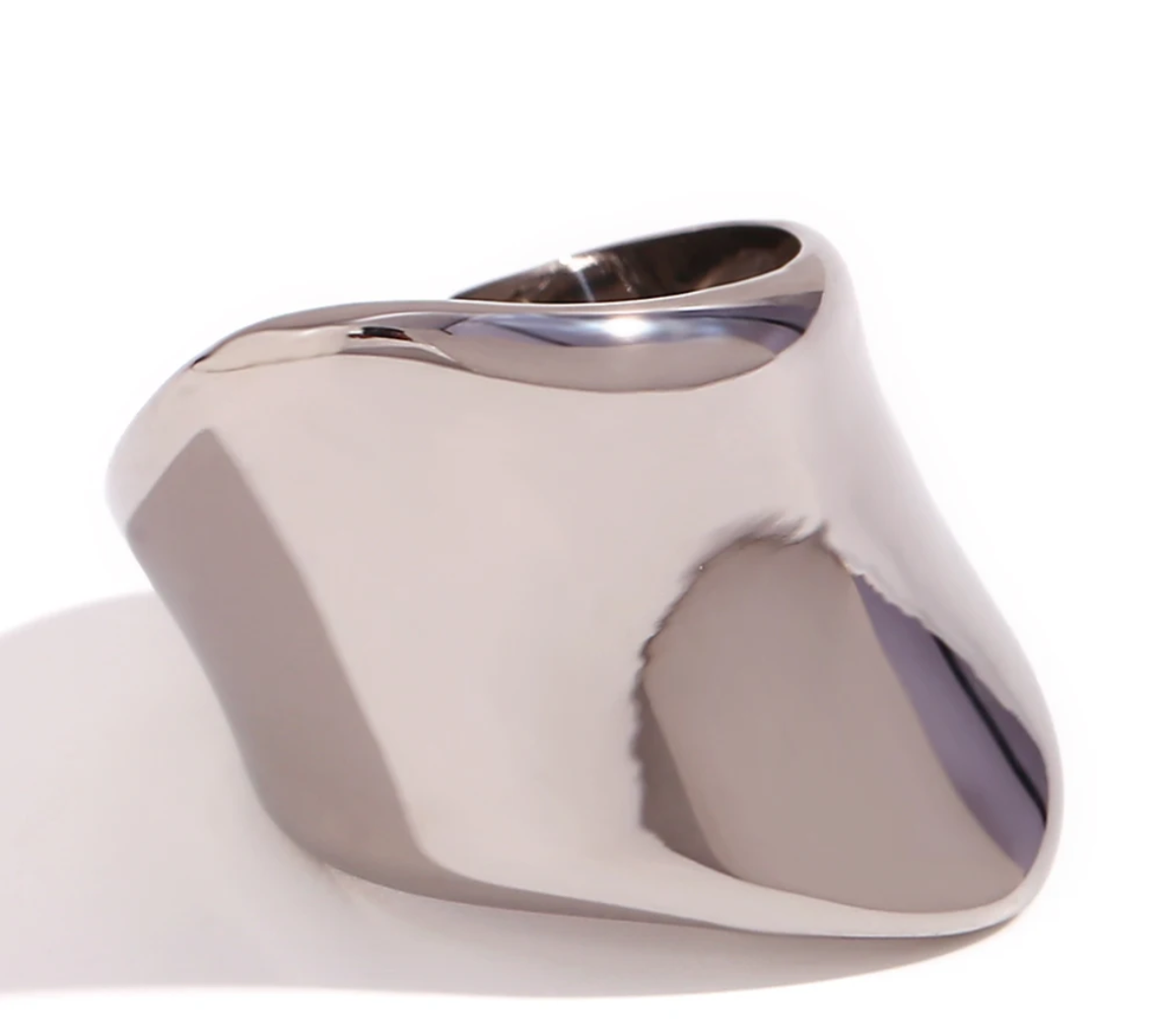 Lana “Silver” Wide Wave Ring - Alais Branche