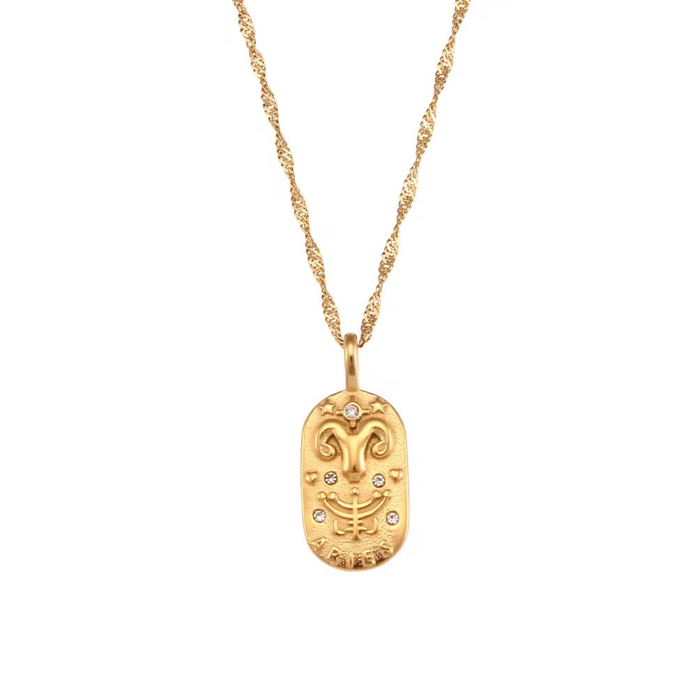 Avery Zodiac Necklace - Alais Branche