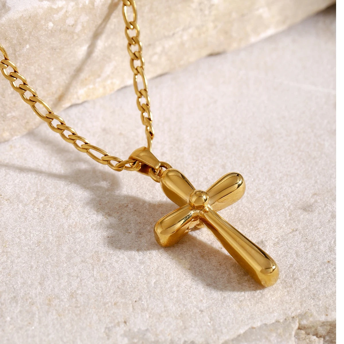 Delaney Cross Necklace - Alais Branche