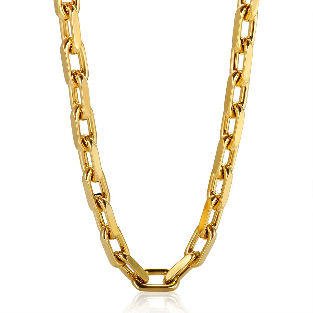 Emily Thick Link Chain Necklace - Alais Branche