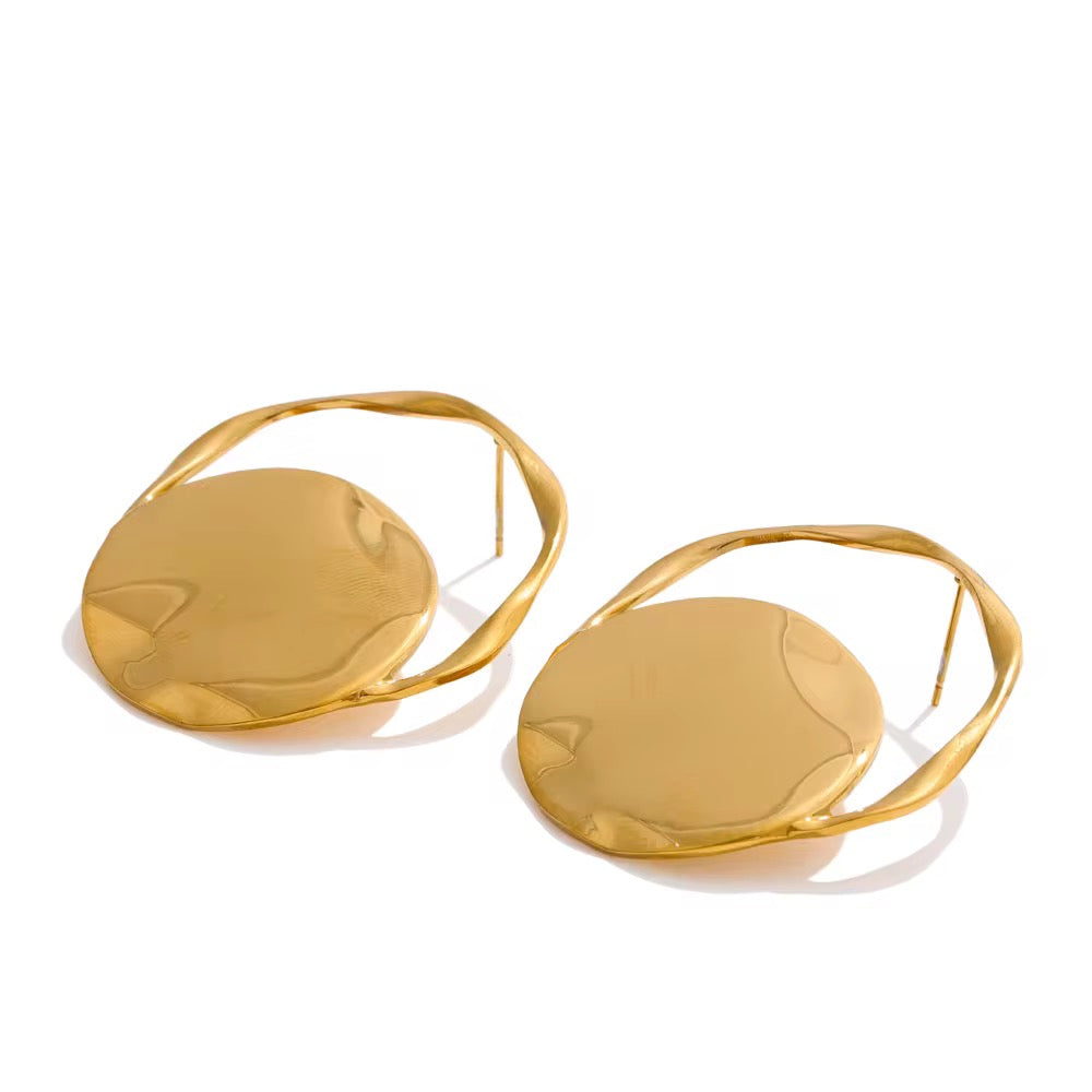 Jane Circle Earrings (Pre Order) - Alais Branche