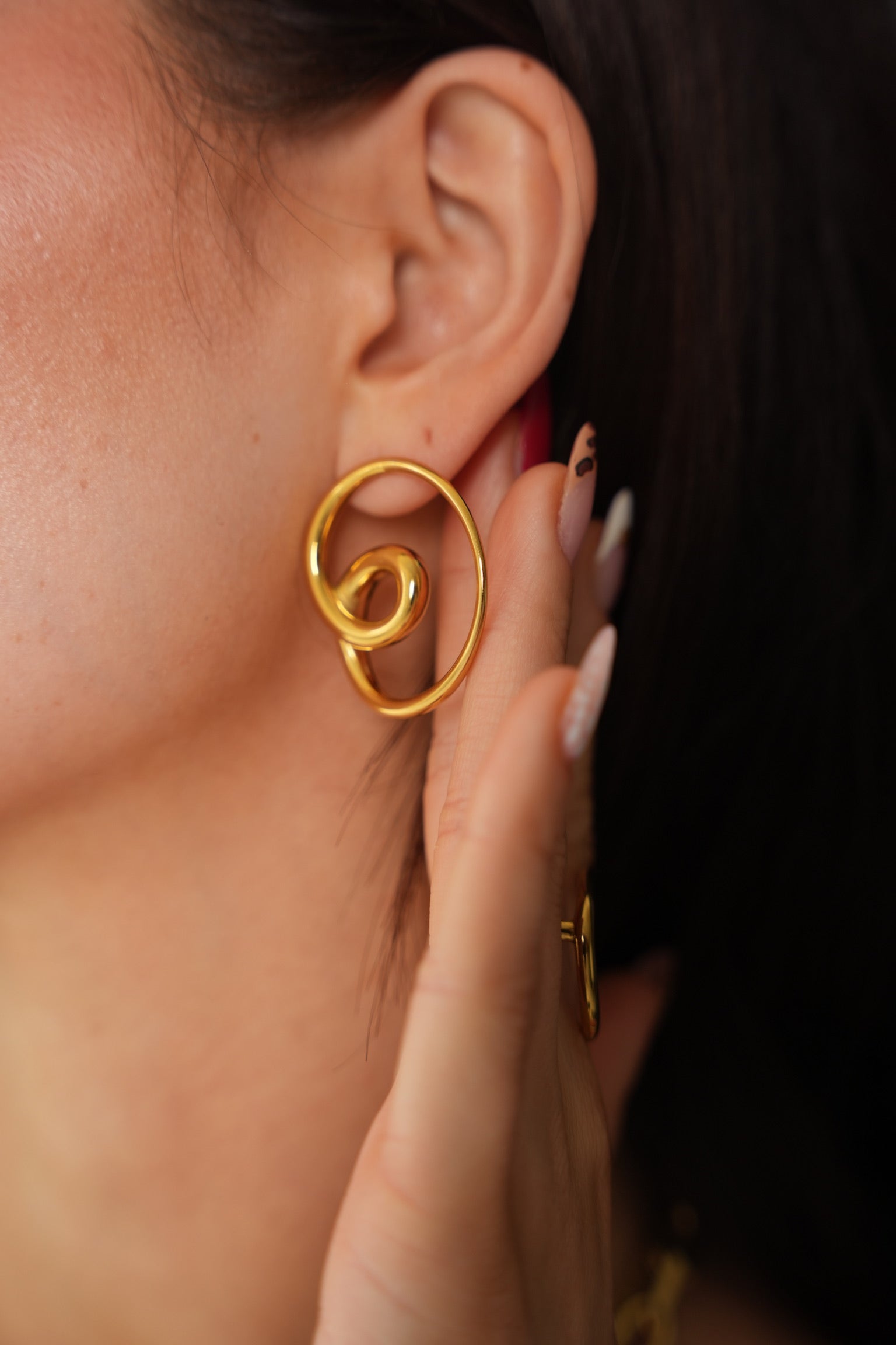 Jackie Swirl Earrings - Alais Branche