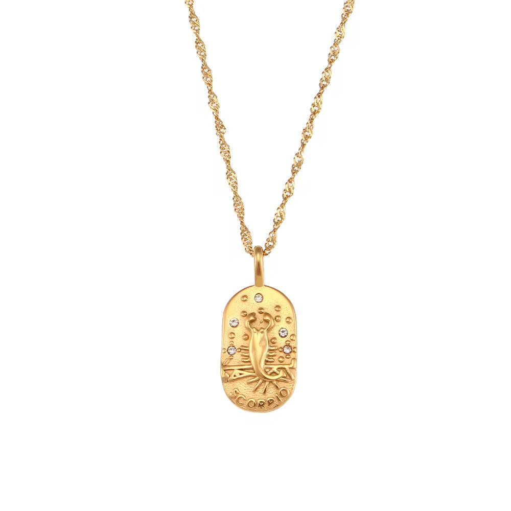 Avery Zodiac Necklace - Alais Branche