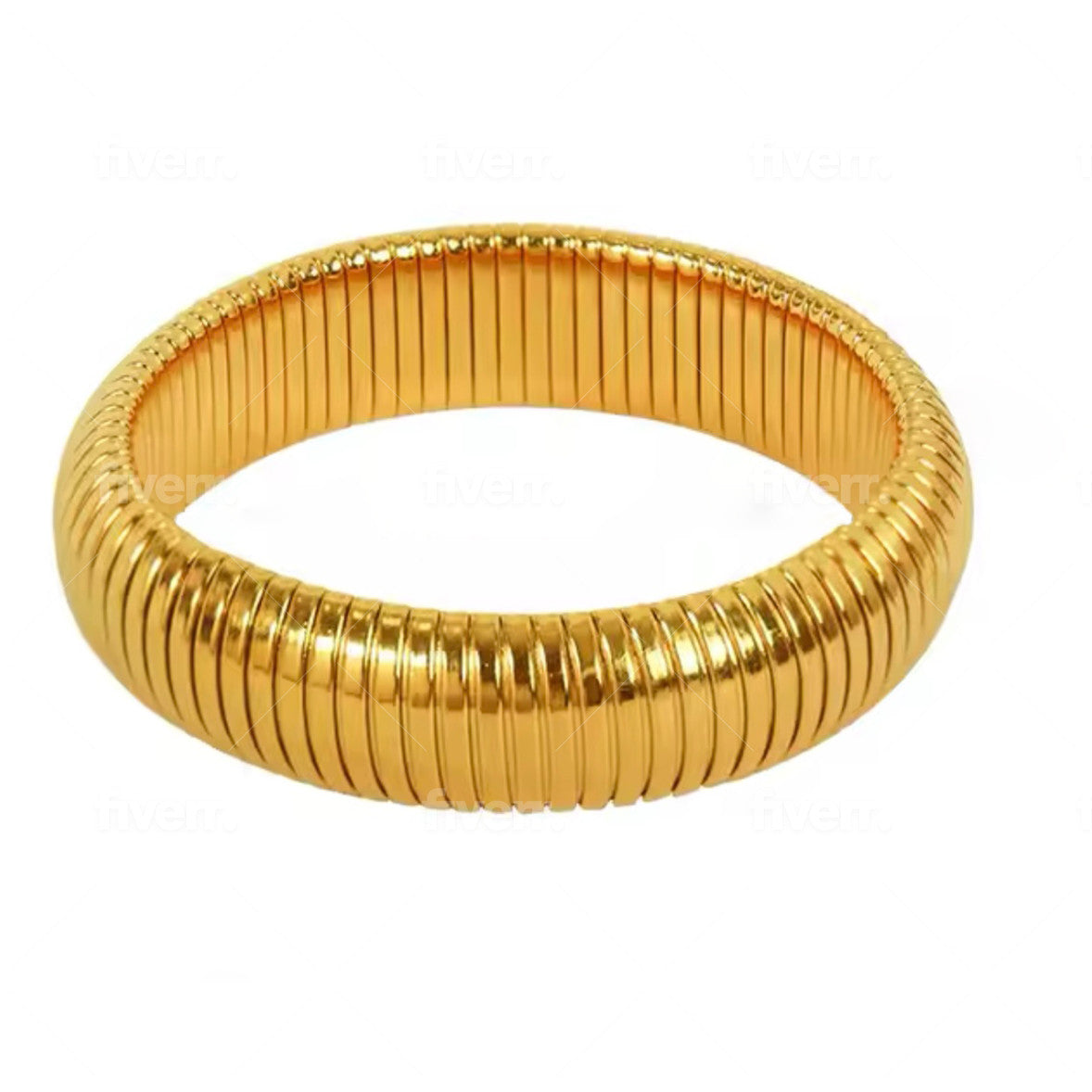 Jas Coil Bangle Bracelet - Alais Branche