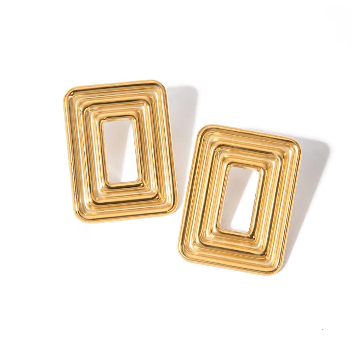 India Open Square Earrings - Alais Branche