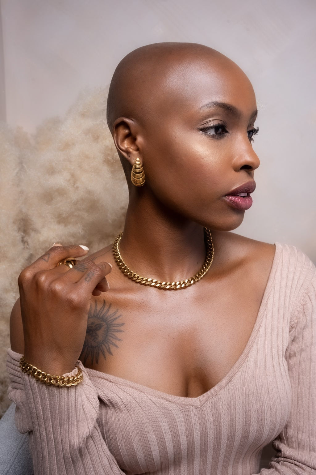 Millie Cuban Link Necklace - Alais Branche