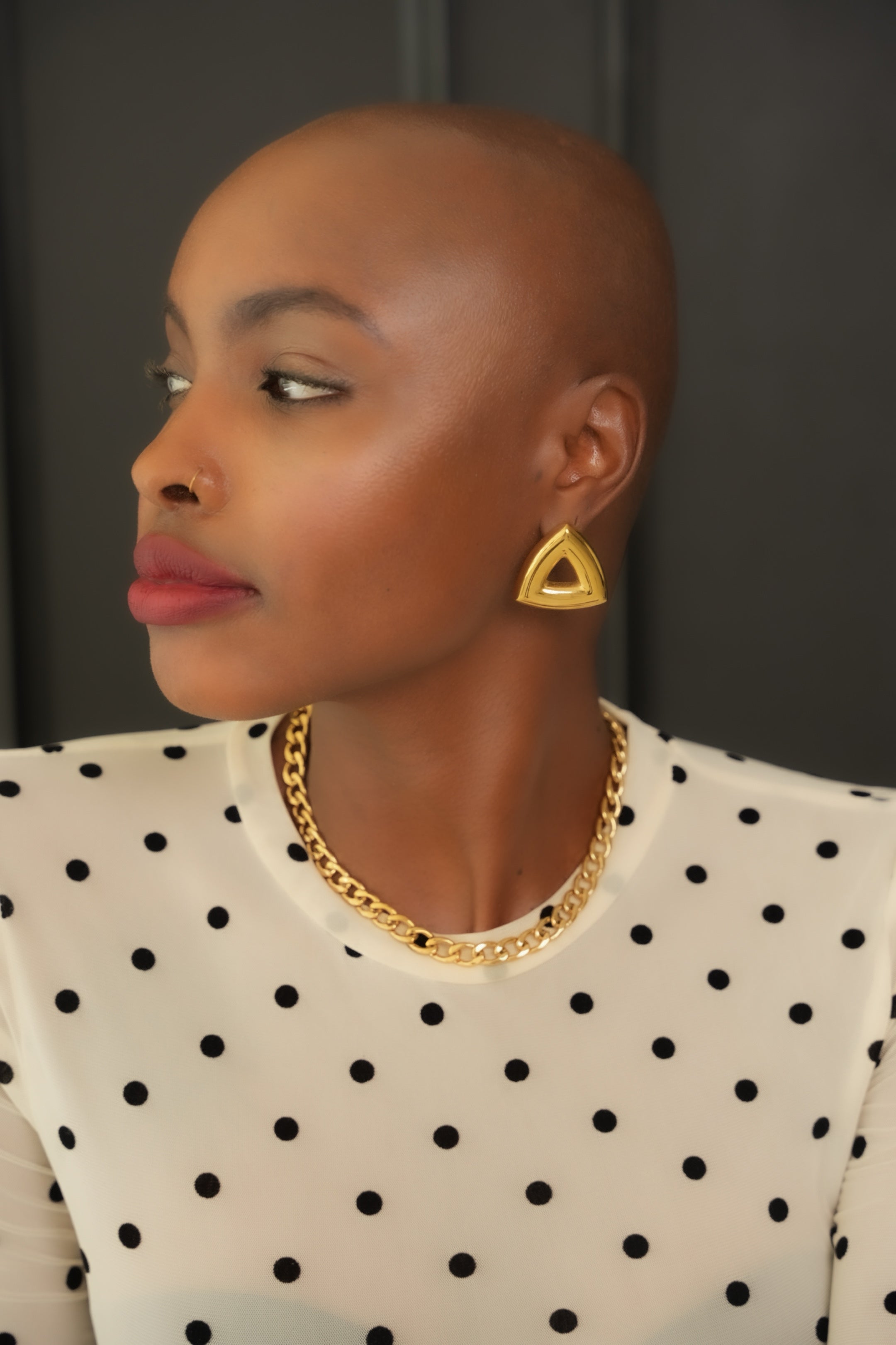 Tashi Triangle Earrings - Alais Branche