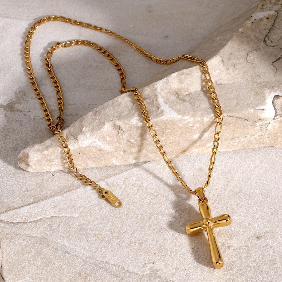 Delaney Cross Necklace - Alais Branche