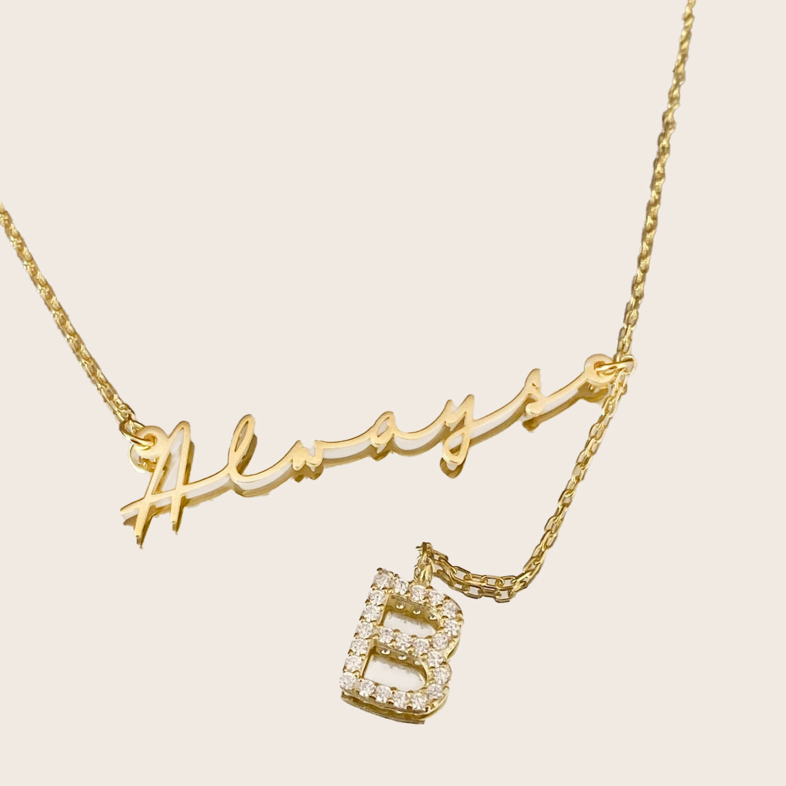 Always B Custom Name Necklace - Alais Branche