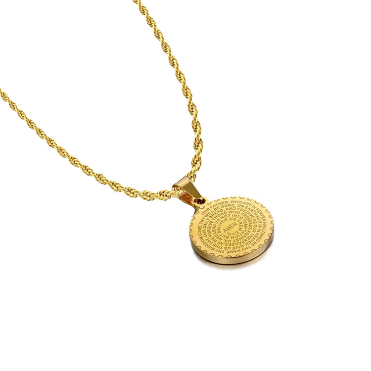 Faith Warrior Pave’ Necklace - Alais Branche