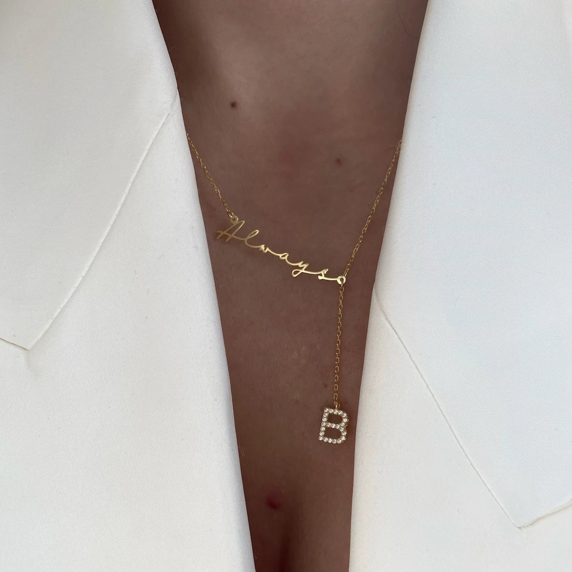 Always B Custom Name Necklace - Alais Branche