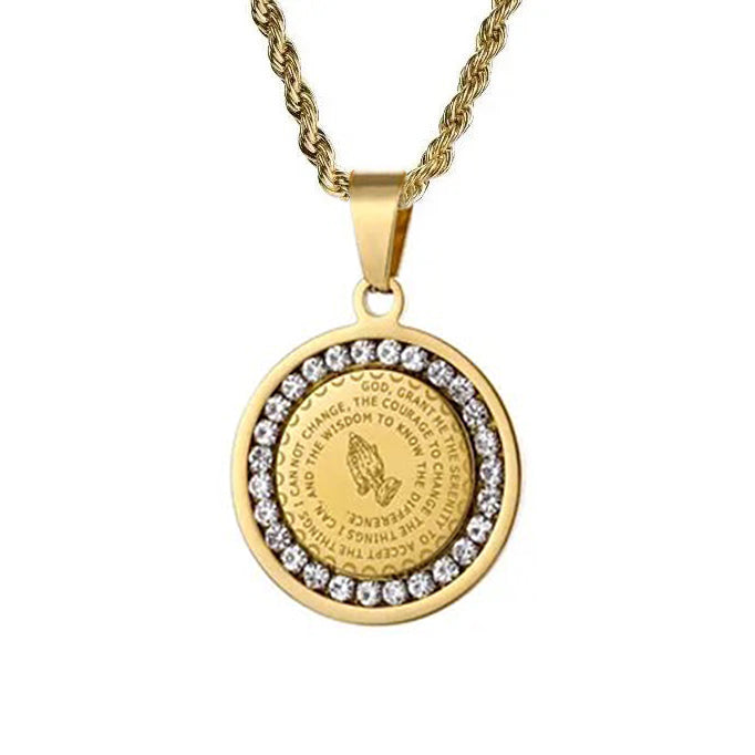 Faith Warrior Pave’ Necklace - Alais Branche