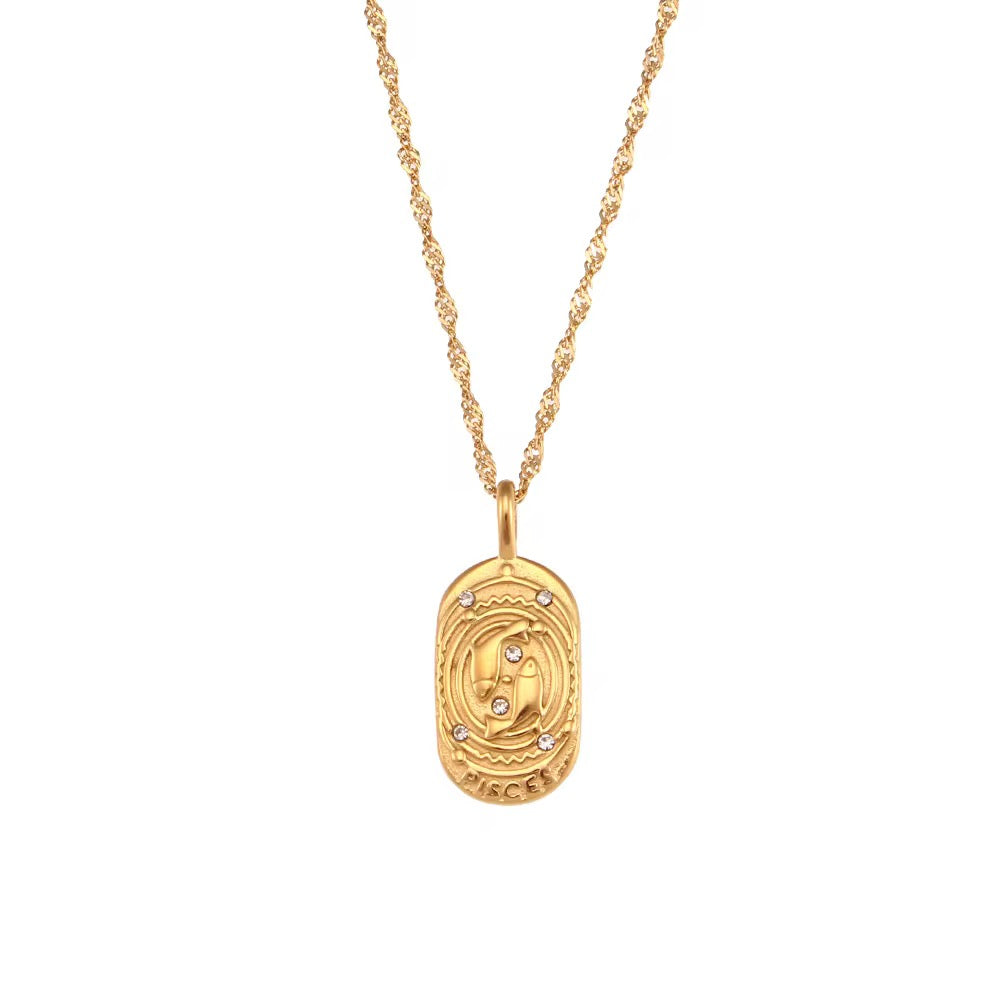 Avery Zodiac Necklace - Alais Branche