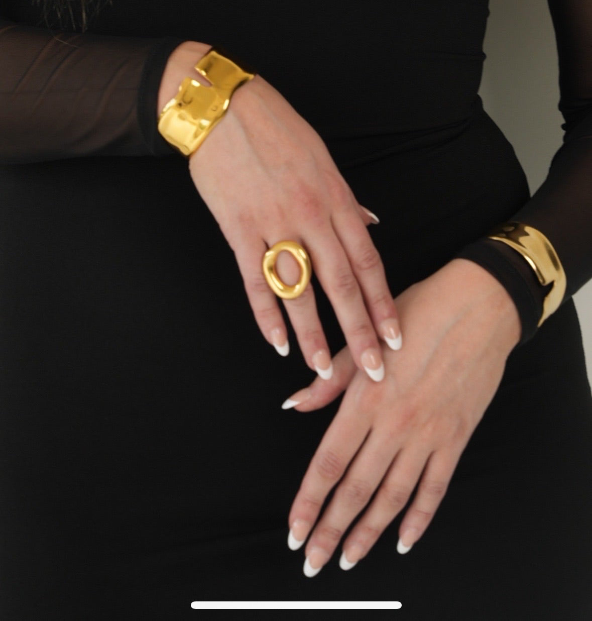 Jamie Split Cuff Bracelet - Alais Branche