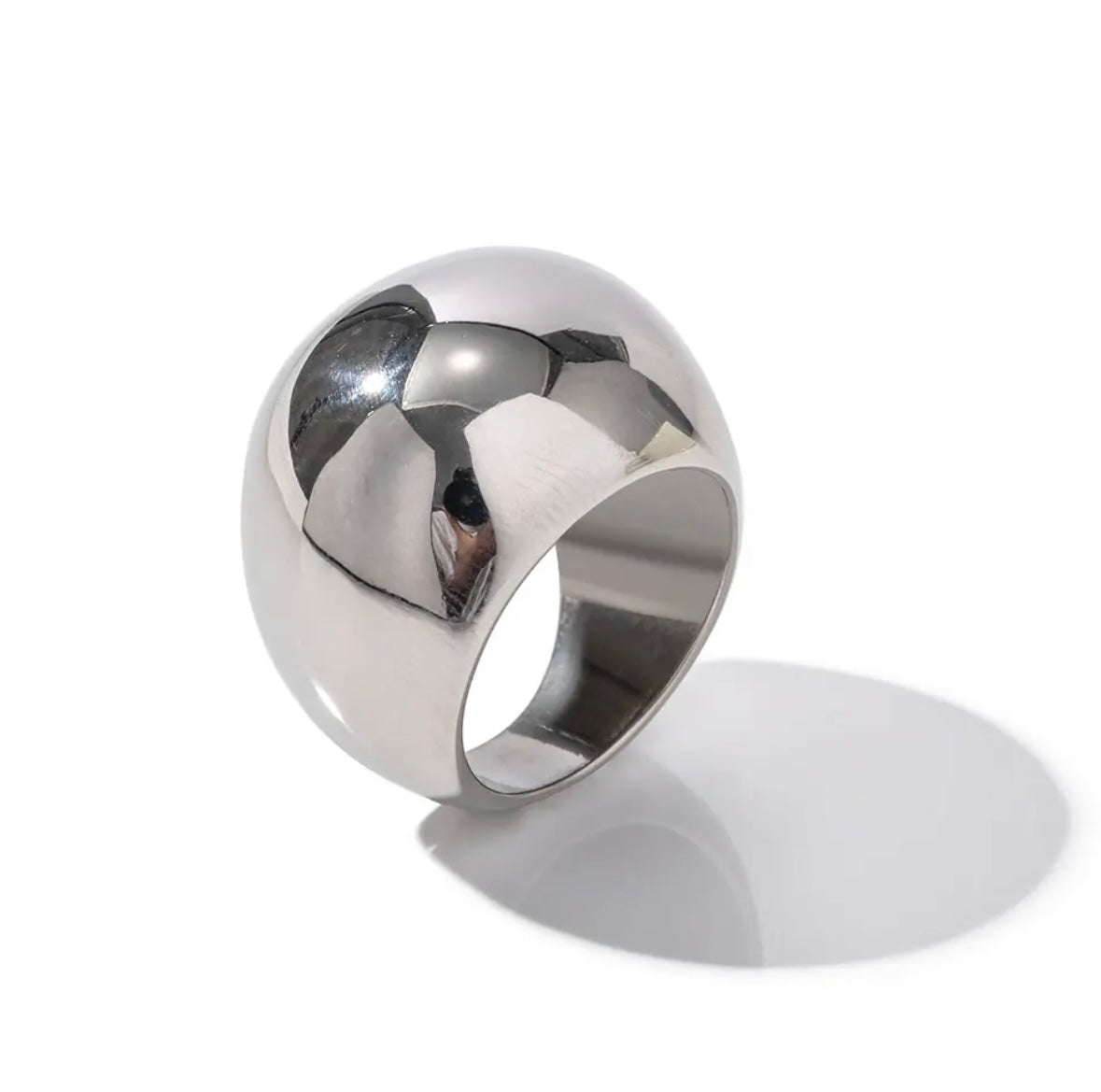 Kelly “Silver” Dome Ring - Alais Branche