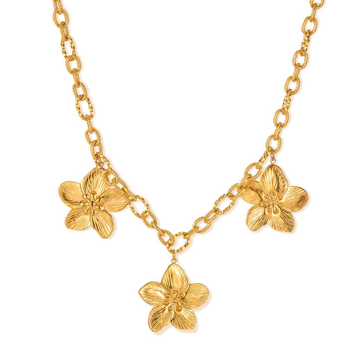 3 Flower Necklace - Alais Branche