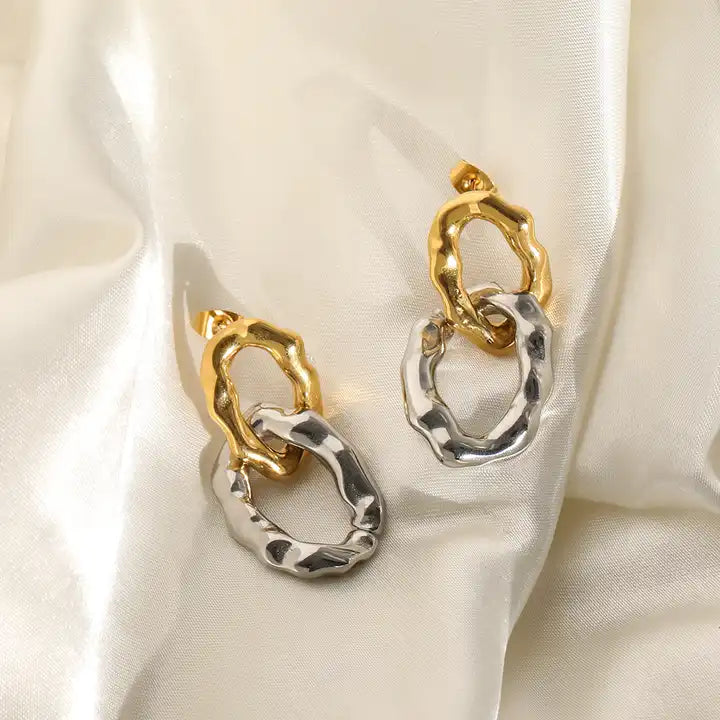 Rosie Dangle Link Earring - Alais Branche