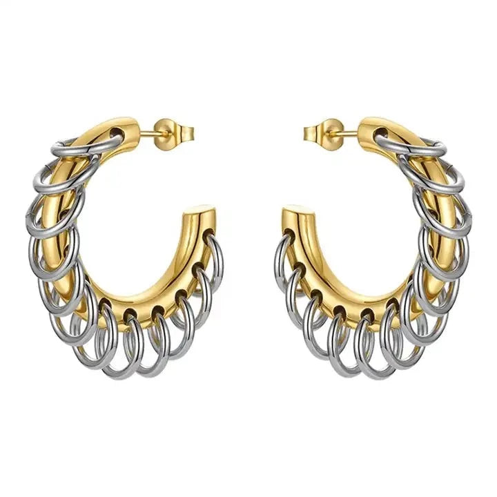 Evie C Shaped Earrings - Alais Branche