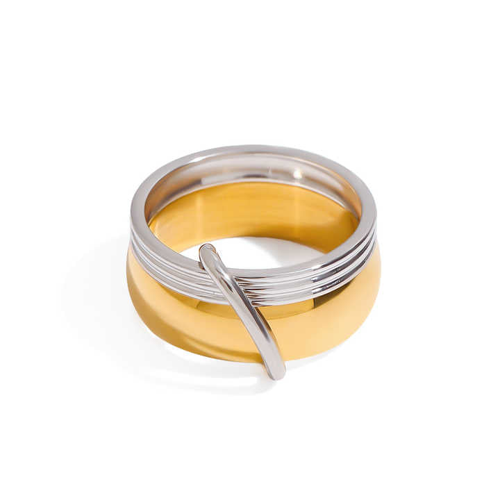 Sage Double Link Ring - Alais Branche