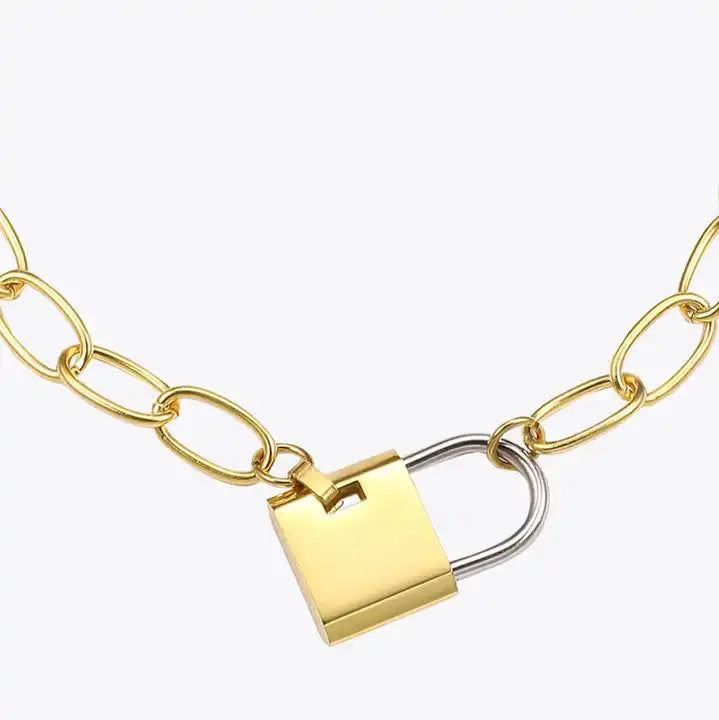 Scarlett Lock Pendant Necklaces - Alais Branche