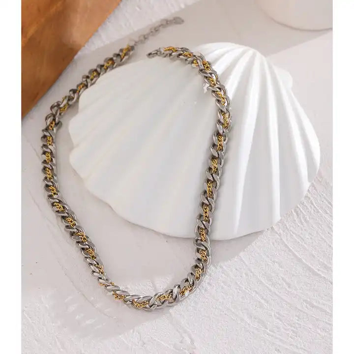 Violet Chain Necklace - Alais Branche