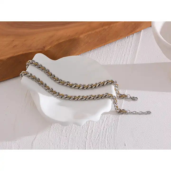 Violet Chain Necklace - Alais Branche
