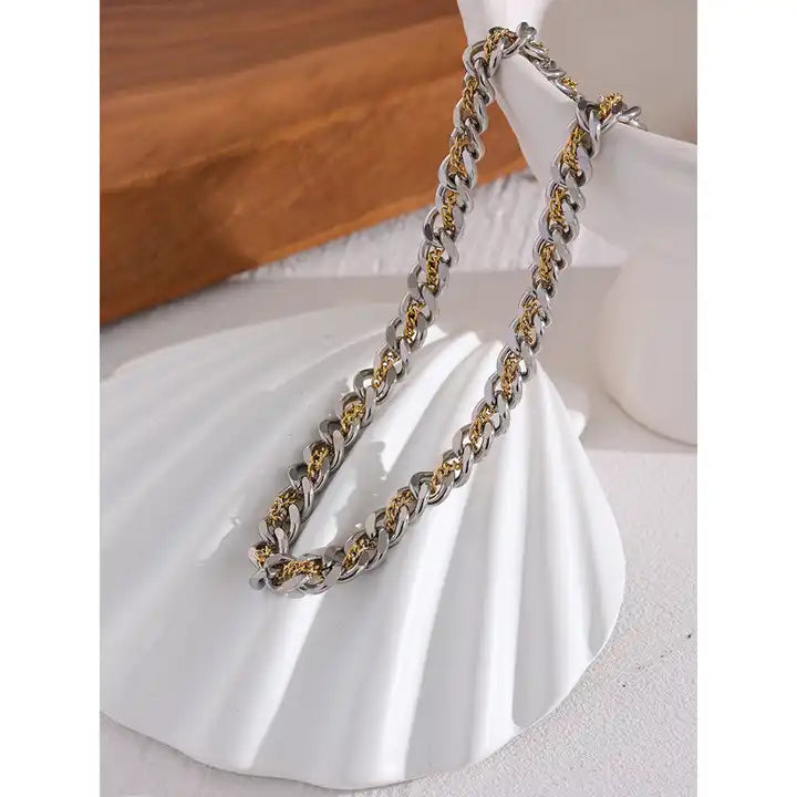 Violet Chain Necklace - Alais Branche