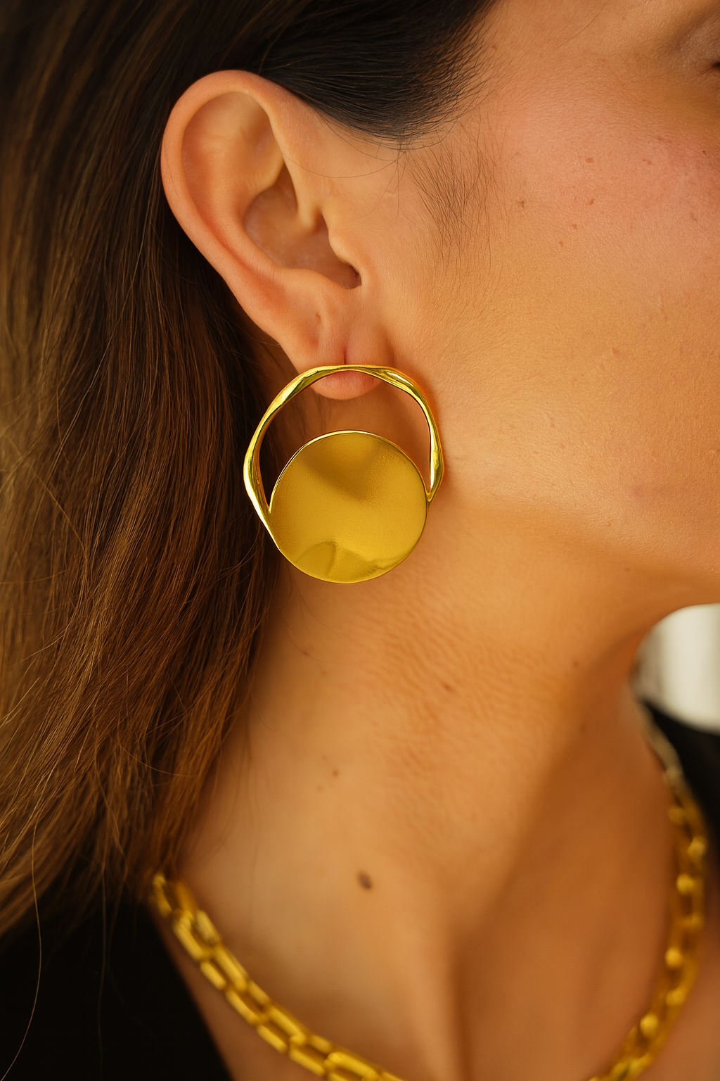 Jane Circle Earrings (Pre Order) - Alais Branche