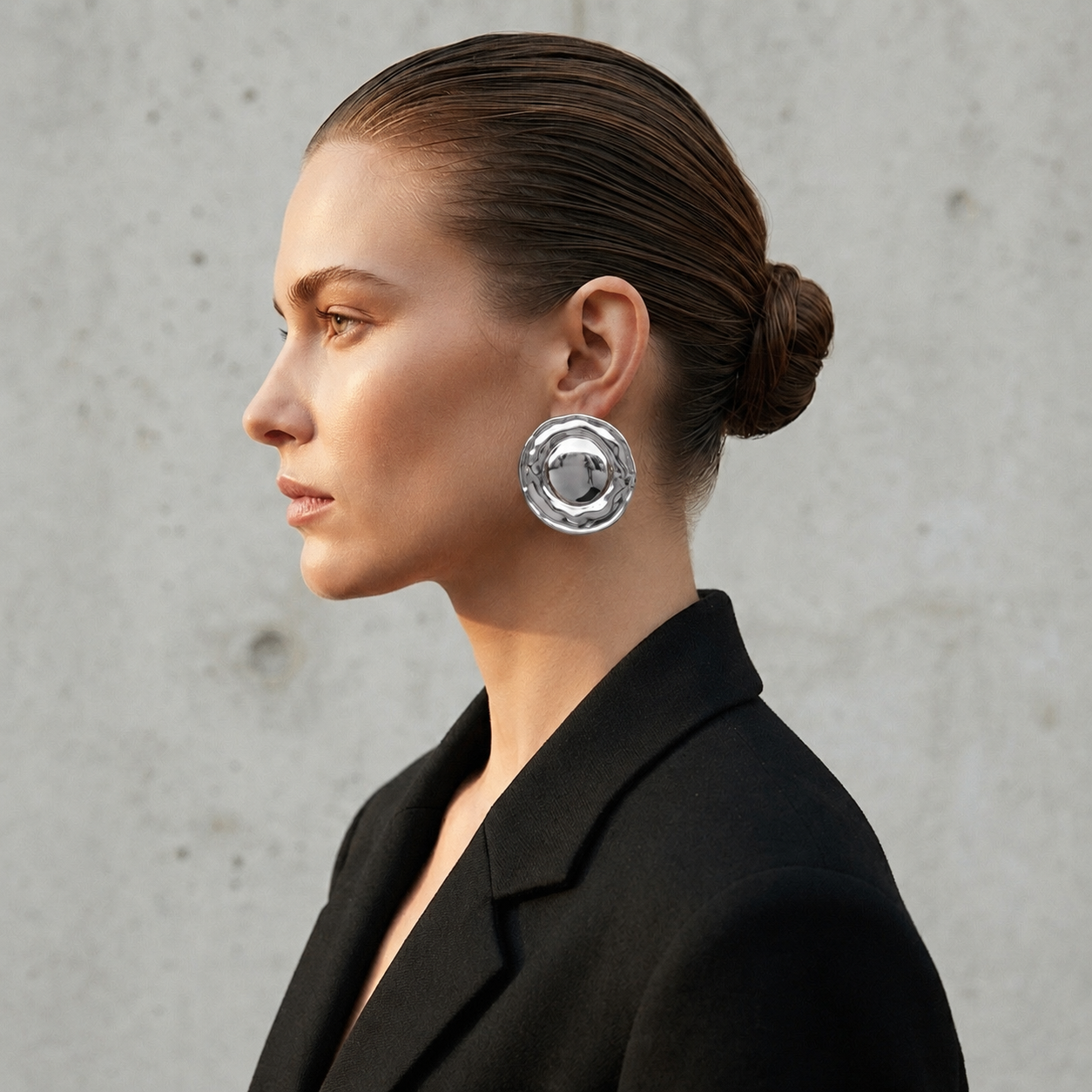 Gia Circle Earrings - Alais Branche
