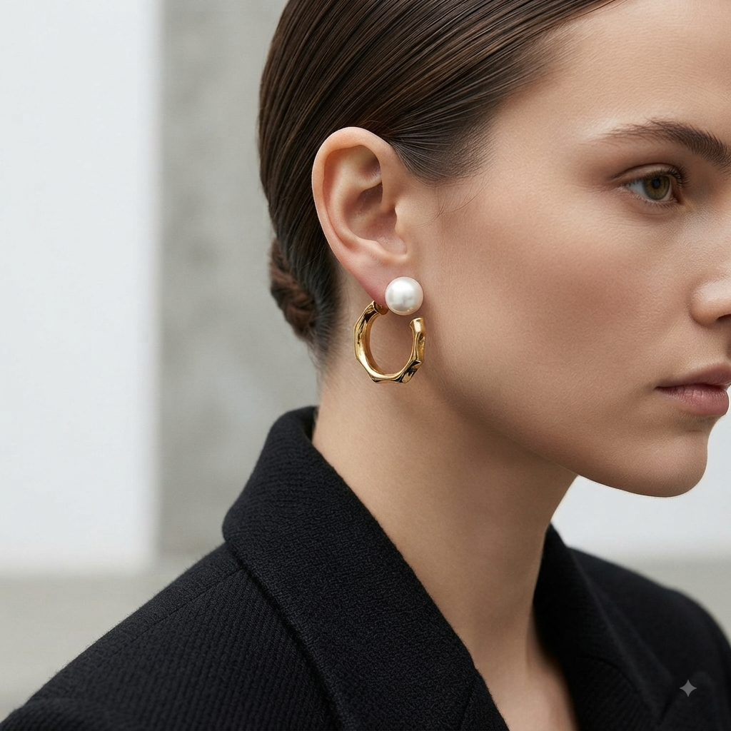 Calira Pearl Earrings - Alais Branche