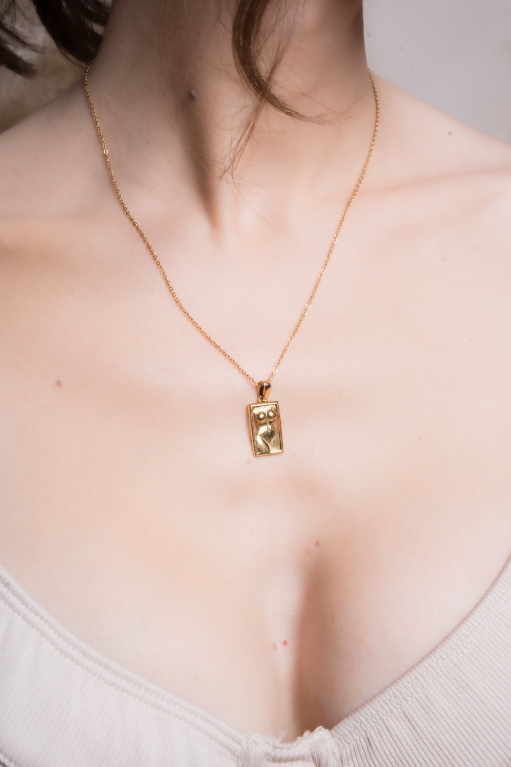 Yolande Body Square Necklace - Alais Branche
