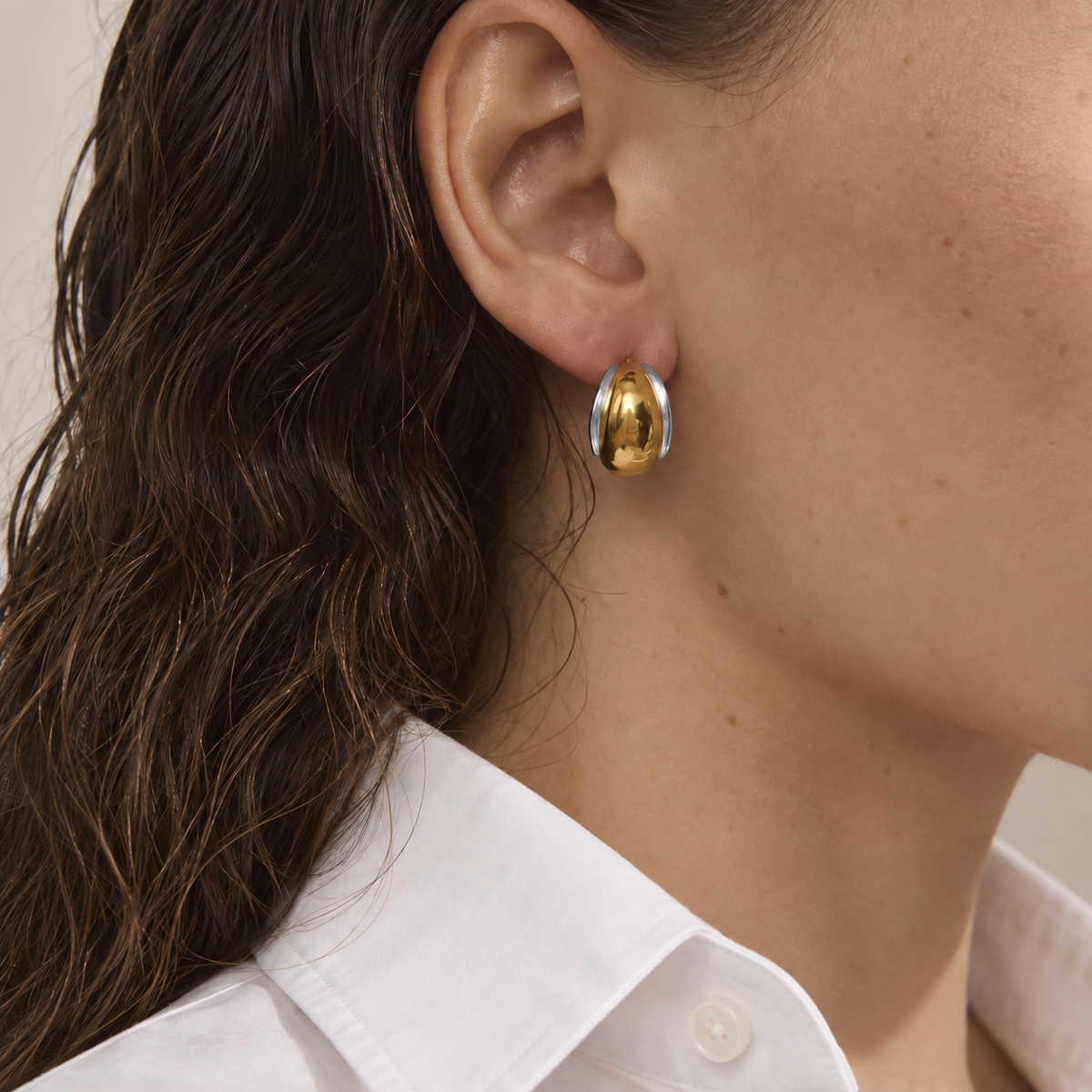 Camryn Dome Stud Earrings