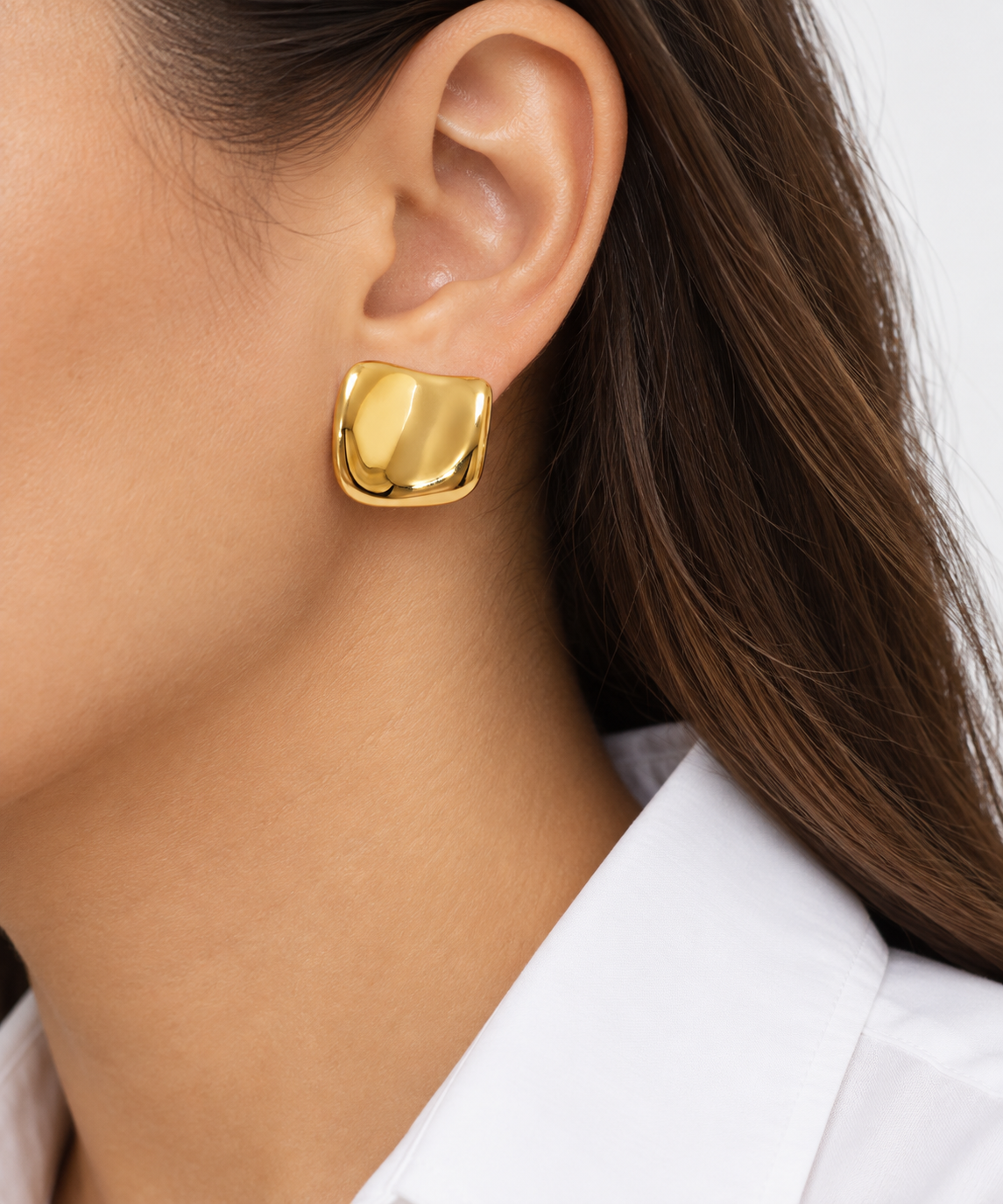 Stella Square Stud Earrings