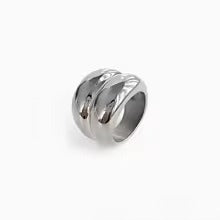Peri'sbox Punk High Quality Stainless Steel Double Layer Wide Chunky Rings for Women Men Waterproof Party Fashion Jewelry Unisex - Alais Branche