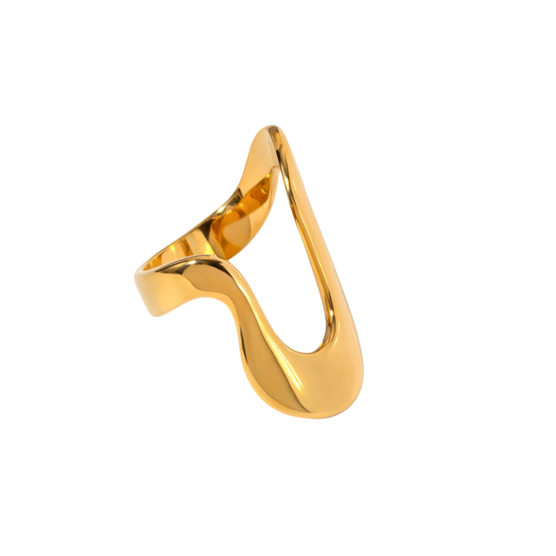 Adele Open Oval Ring - Alais Branche