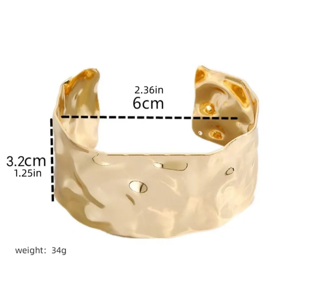 Moni Wavy Cuff Bracelet - Alais Branche