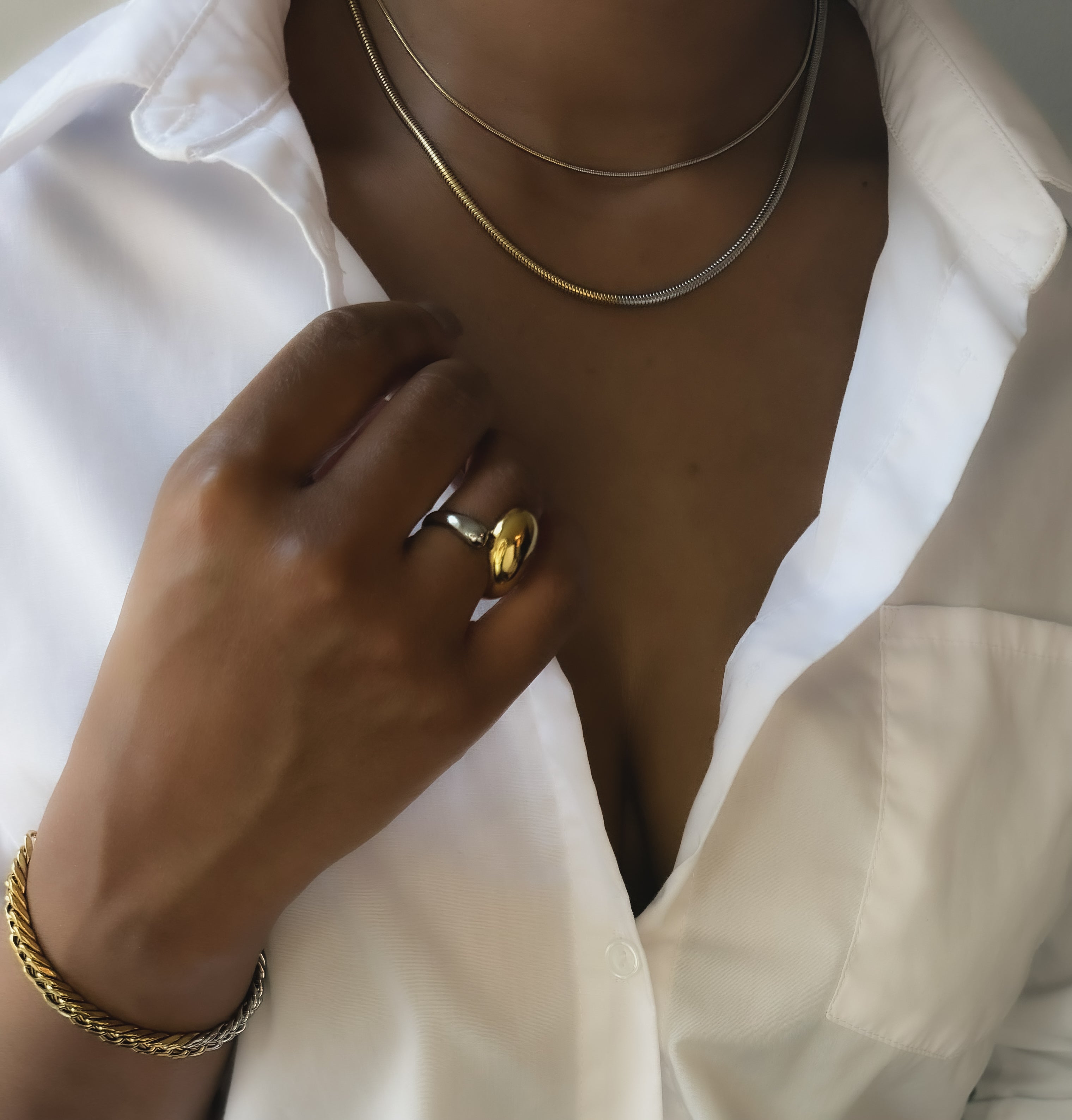 Luna Chain Necklace - Alais Branche