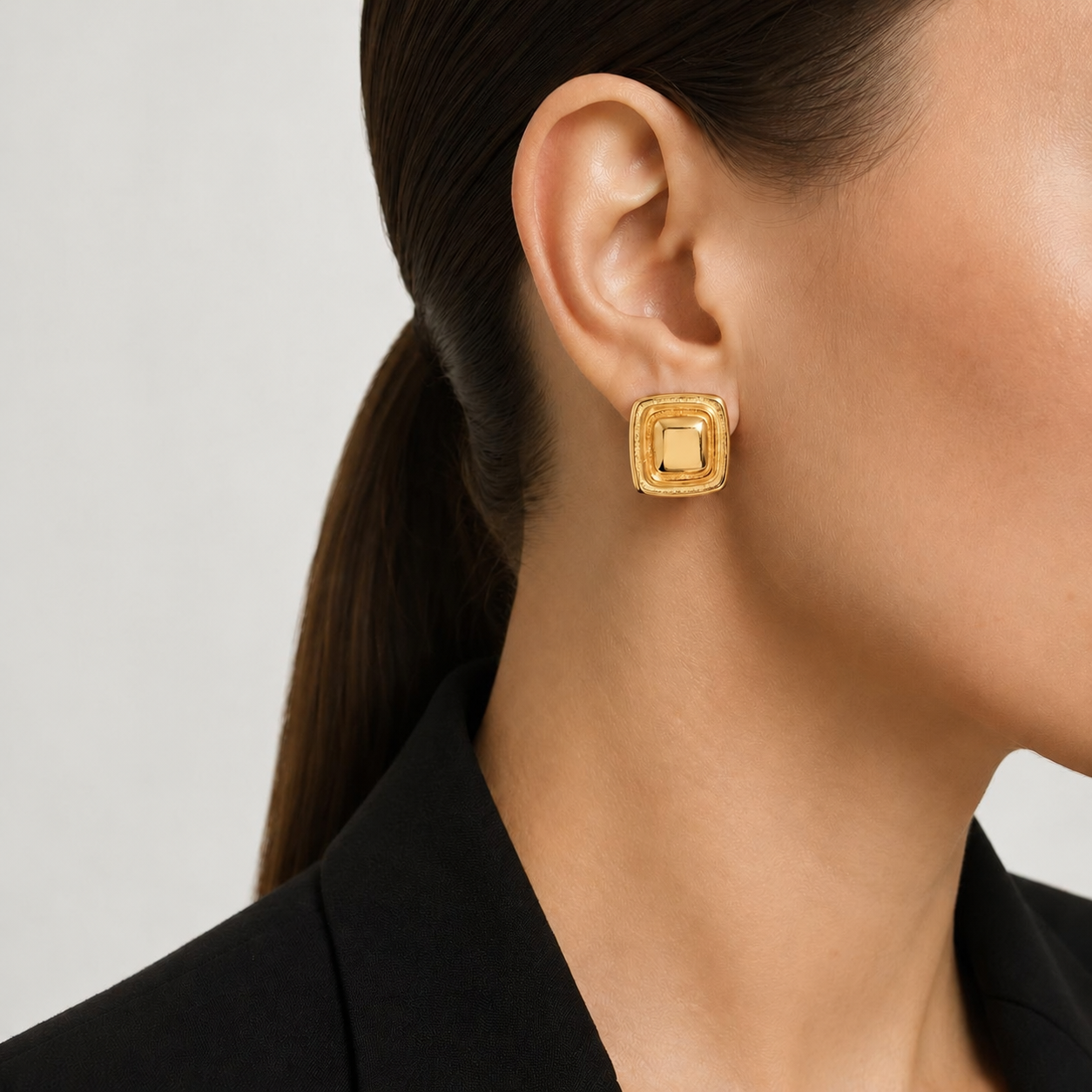 Noa Sqaure Earrings - Alais Branche