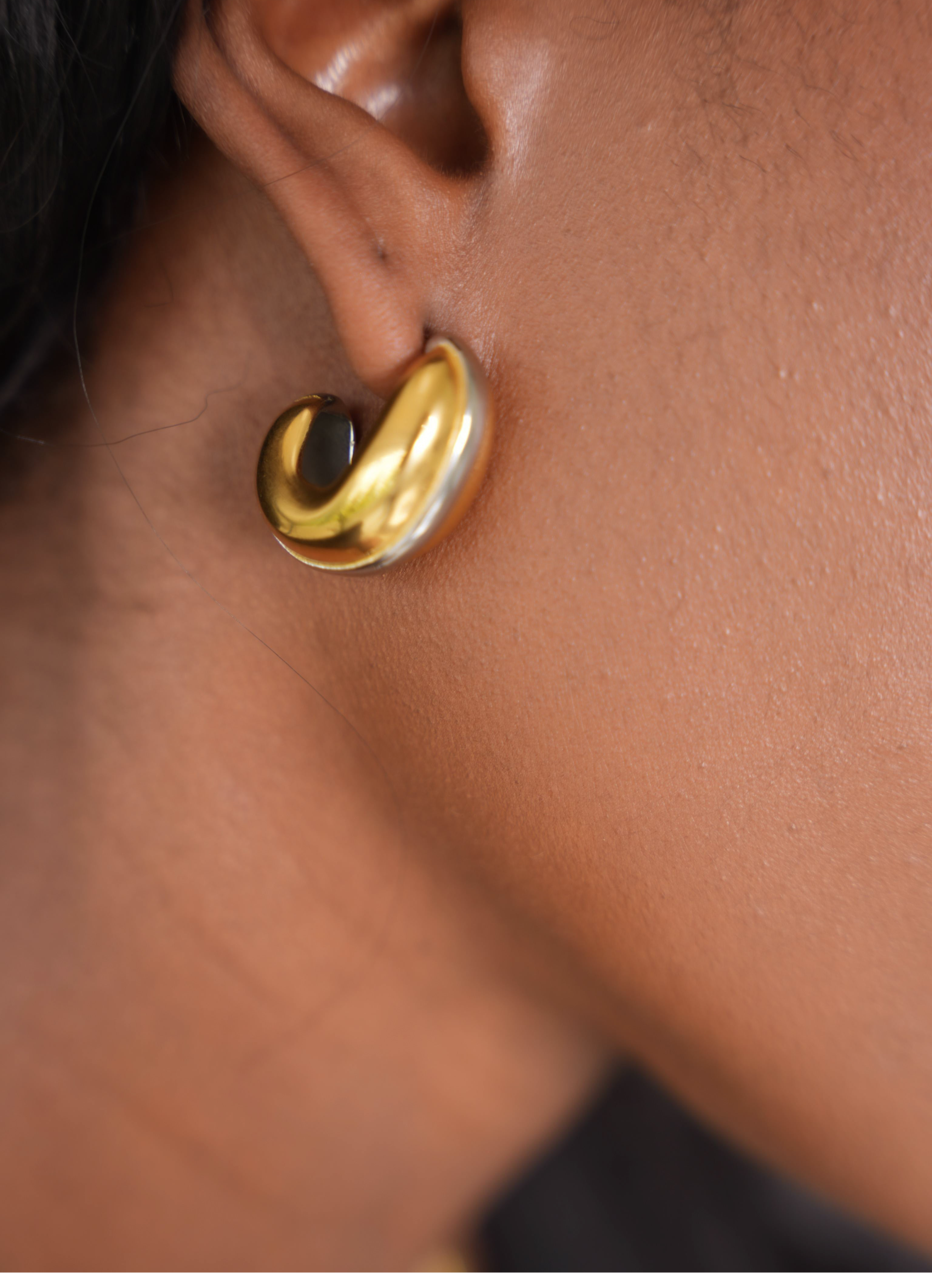 Remi Drop Dome Earring - Alais Branche