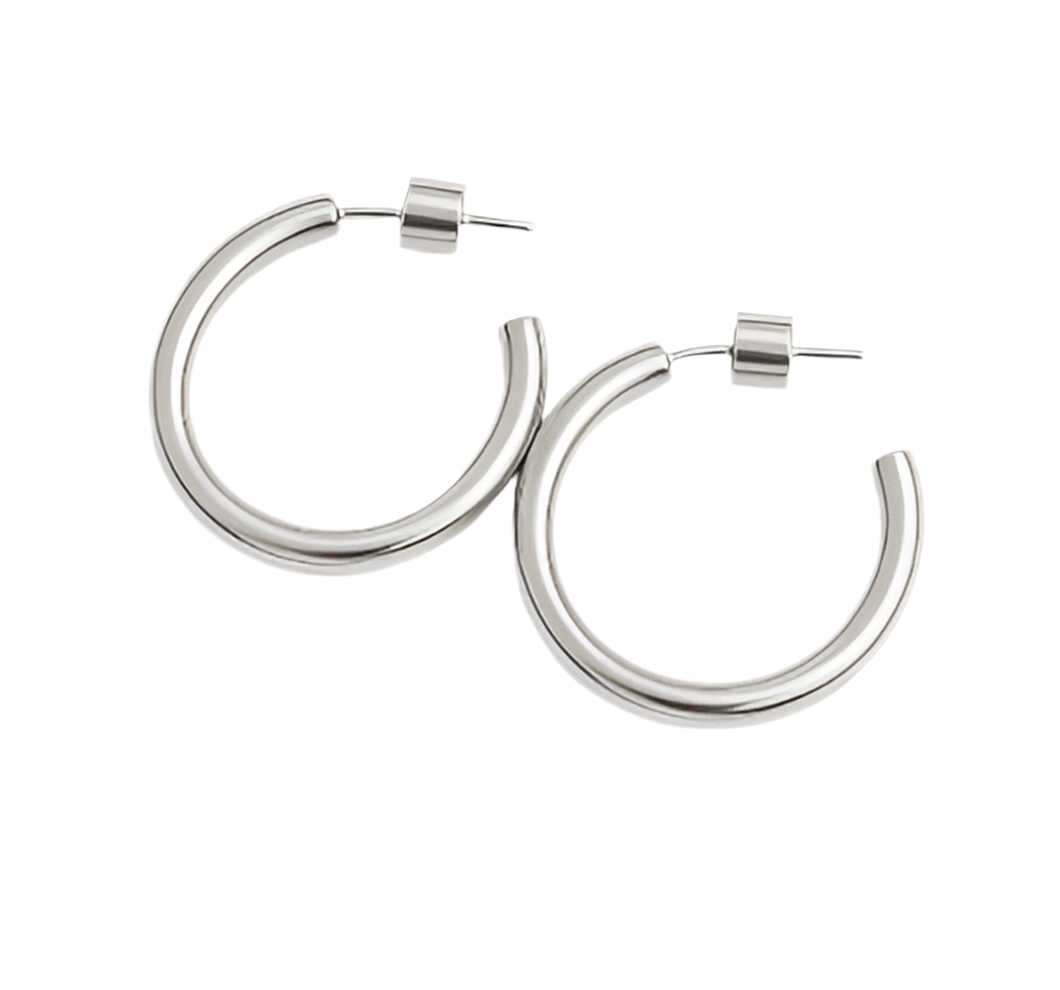 Hollow Chunky Hoop Earrings Wholesale Bulk Custom 18K Gold Plated Brass Jewelry Earrings Women Luxury Boucles D'oreilles En Gros 2 - Alais Branche