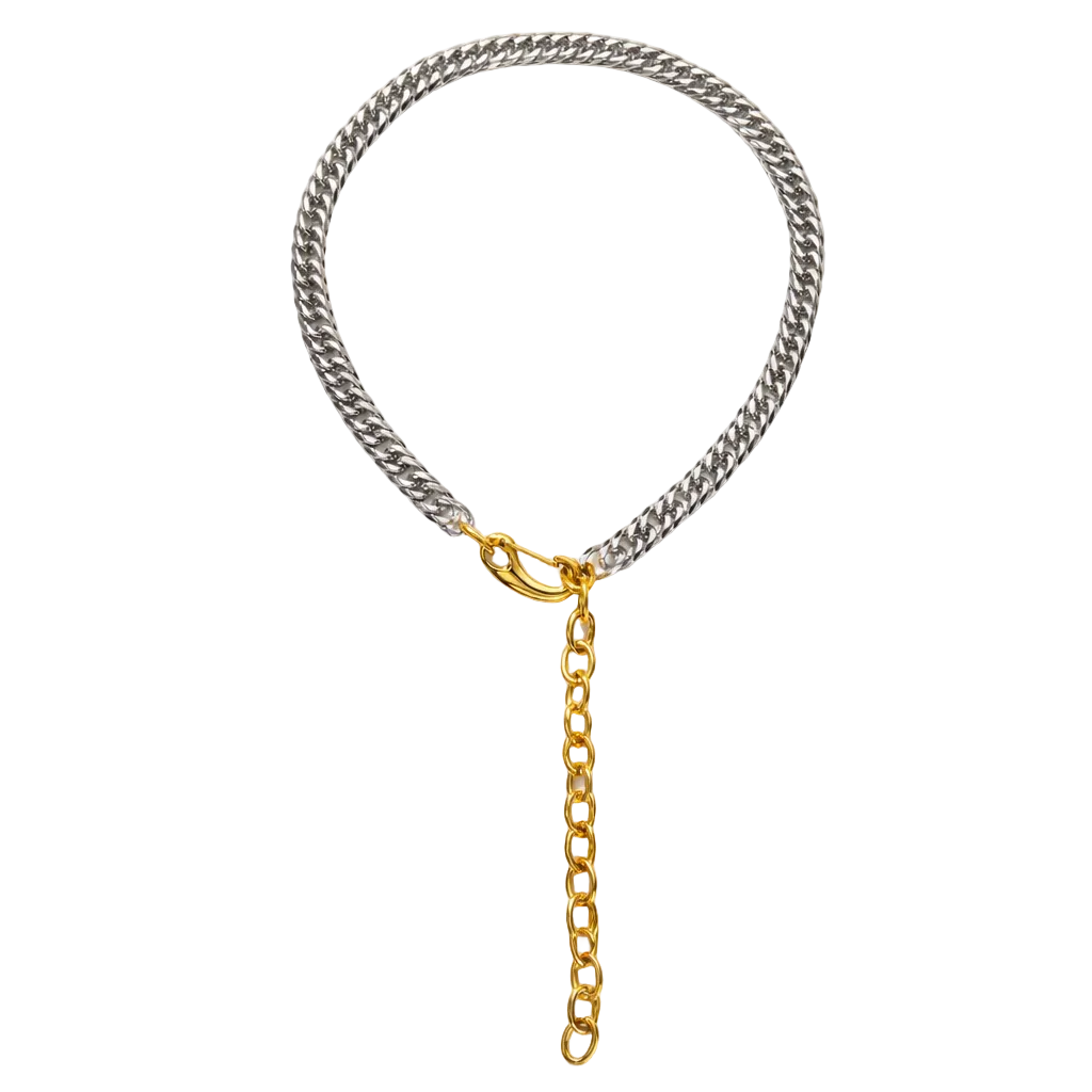 Brya Cuban Chain Lariat Necklace - Alais Branche