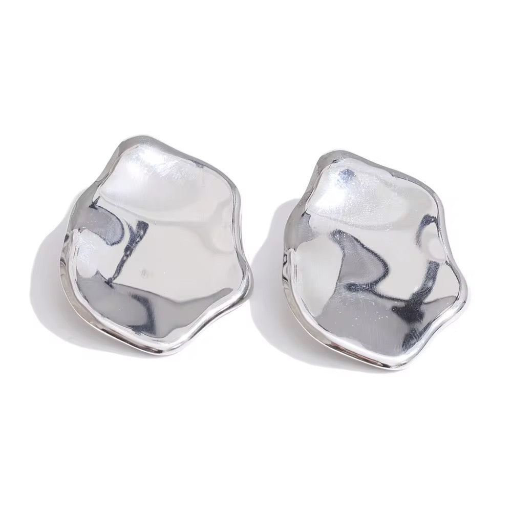 Hallie Wavy Statement Earrings - Alais Branche