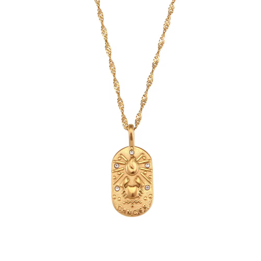 Avery Zodiac Necklace - Alais Branche