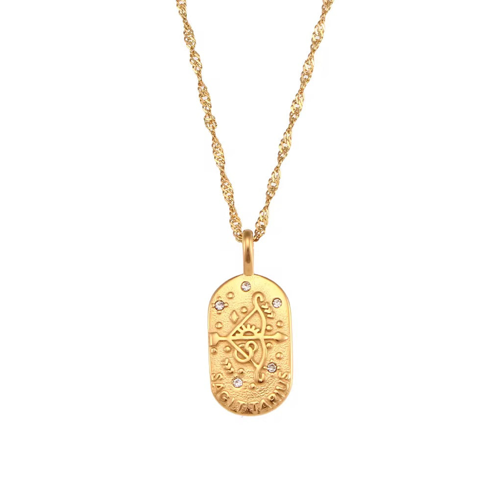 Avery Zodiac Necklace - Alais Branche