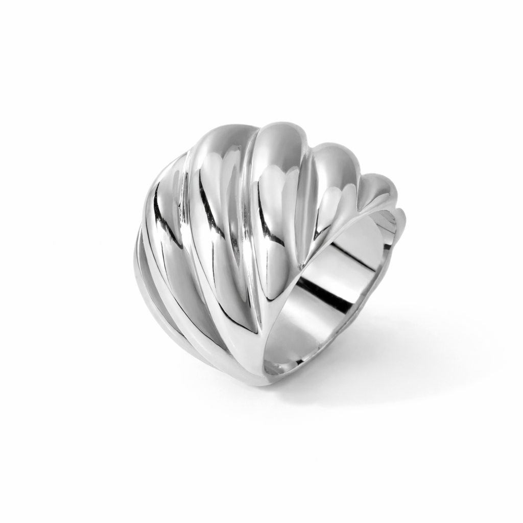 Jovi Ribbed Ring - Alais Branche
