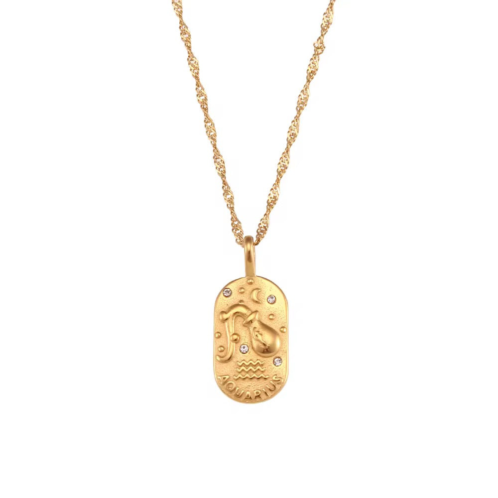 Avery Zodiac Necklace - Alais Branche