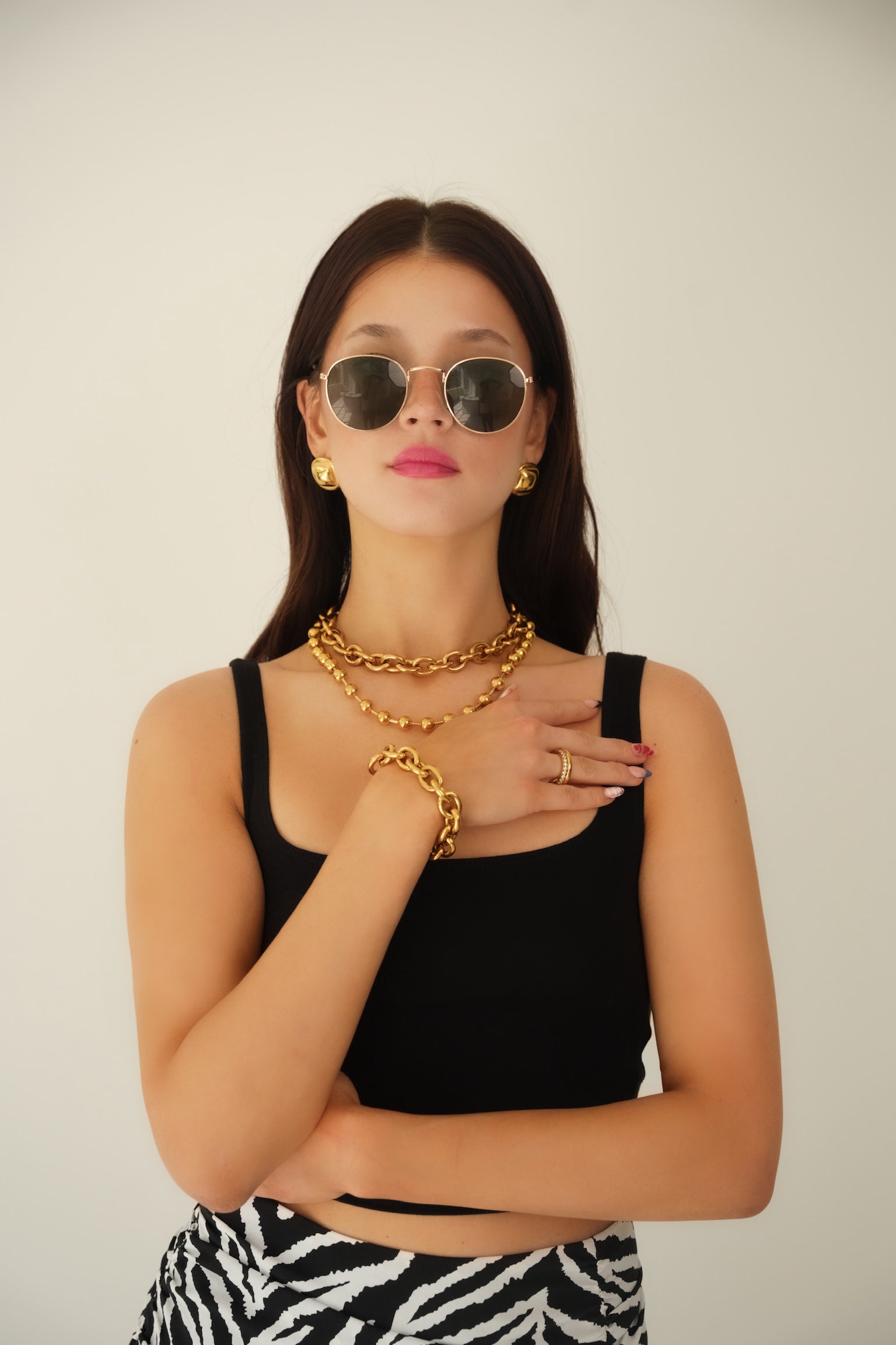Juniette Circle Vintage Earrings - Alais Branche